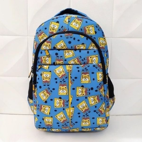 کوله پشتی اسپرت مدرسه طرح جذاب باب اسفنجی