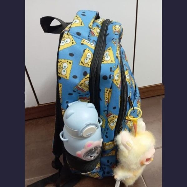 کوله پشتی اسپرت مدرسه طرح جذاب باب اسفنجی