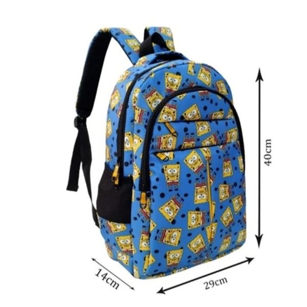 کوله پشتی اسپرت مدرسه طرح جذاب باب اسفنجی
