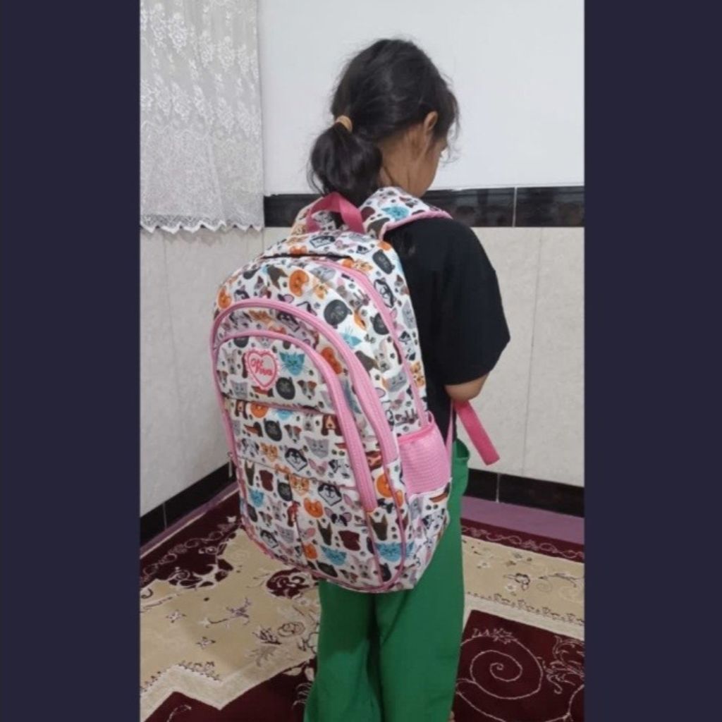 مشخصات کوله پشتی اسپرت مدرسه طرح zoo