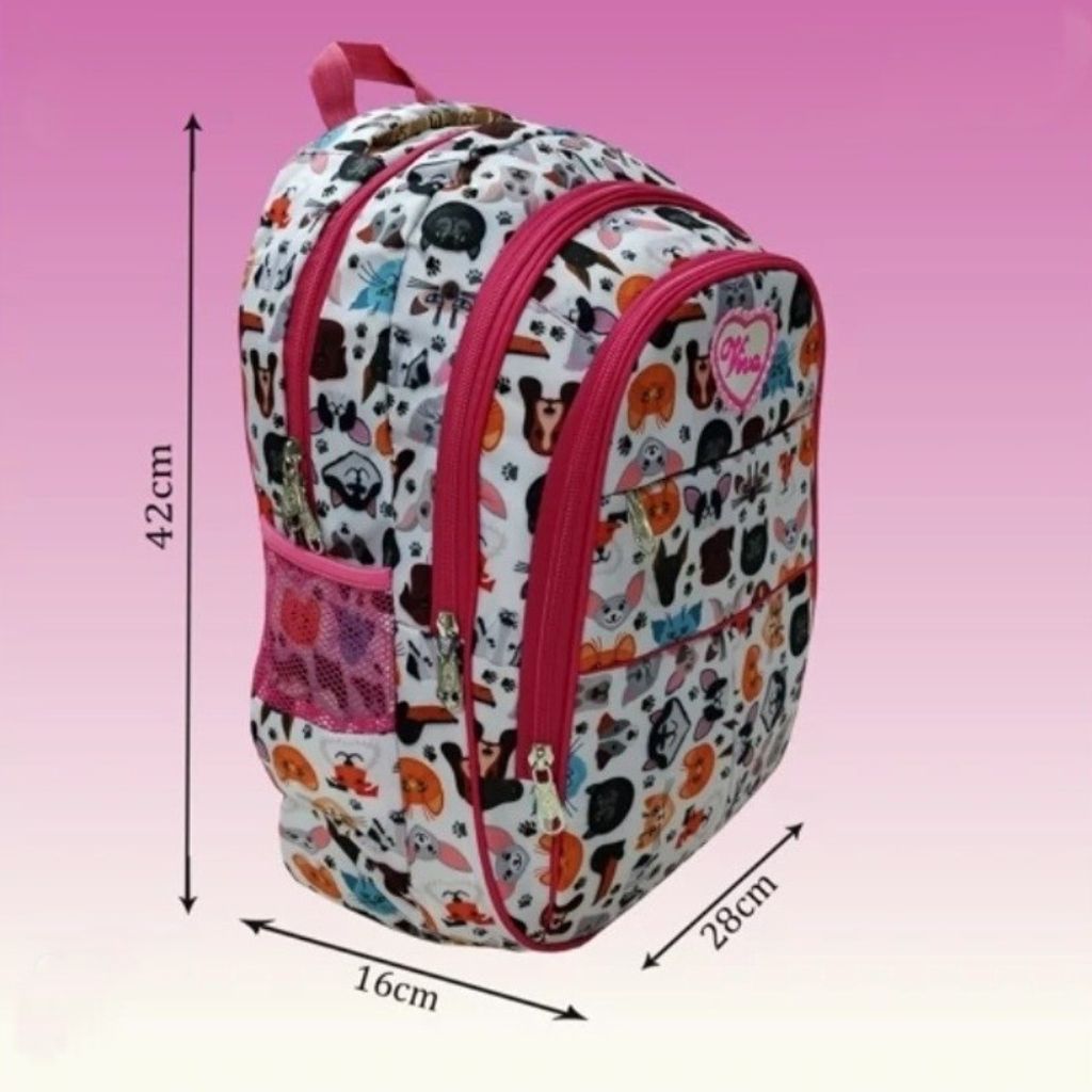 مشخصات کوله پشتی اسپرت مدرسه طرح zoo