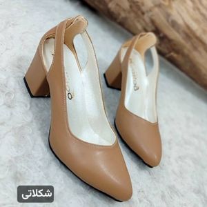 خرید اینترنتی کفش مجلسی زنانه پشت منگوله رنگ شکلاتی و مشکی پاخور شیک