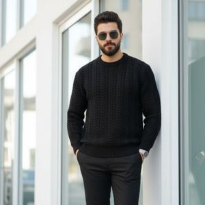 خرید آنلاین بافت مردانه طرح زنجیری