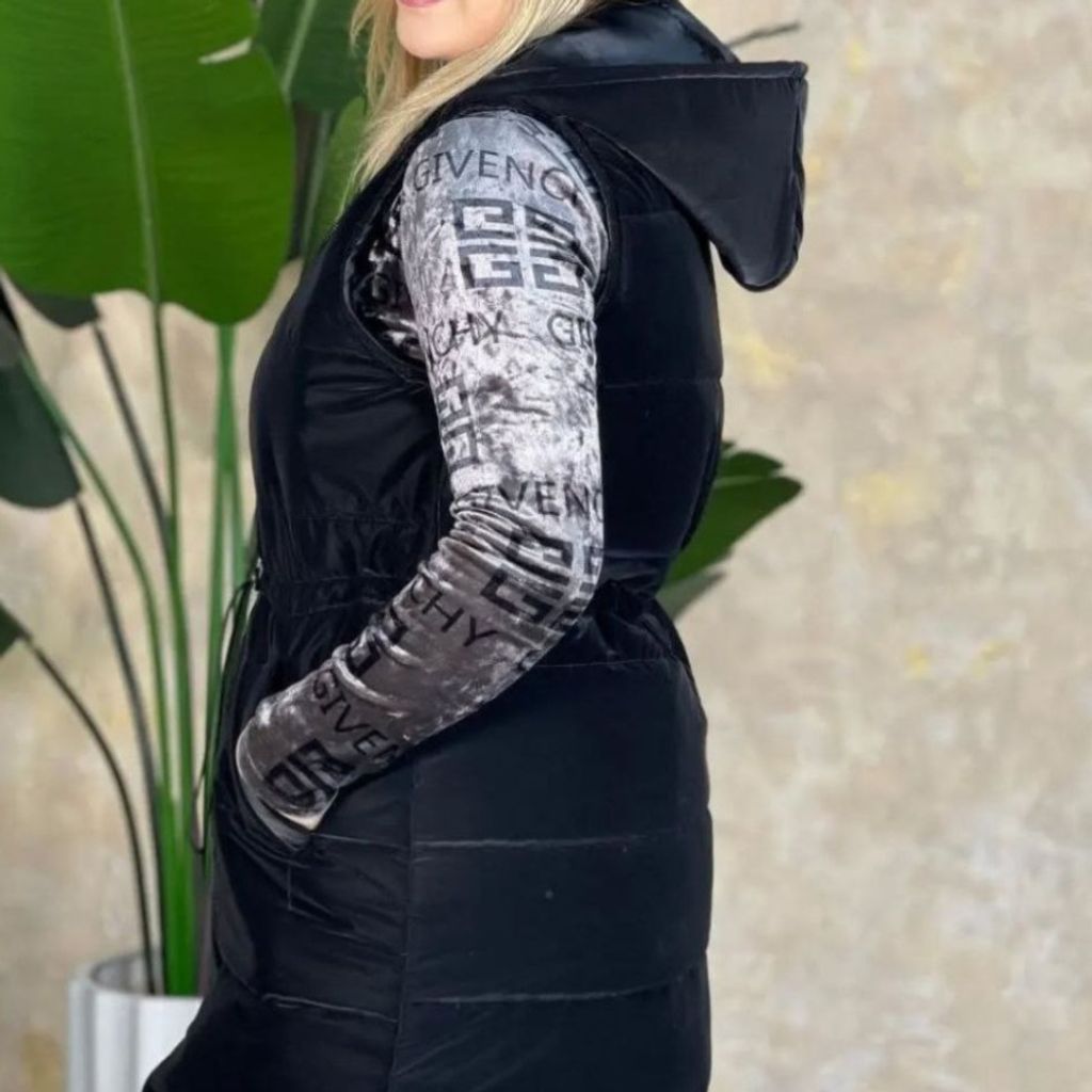 فروش اینترنتی پافر زنانه طرح سیلیکونی براق