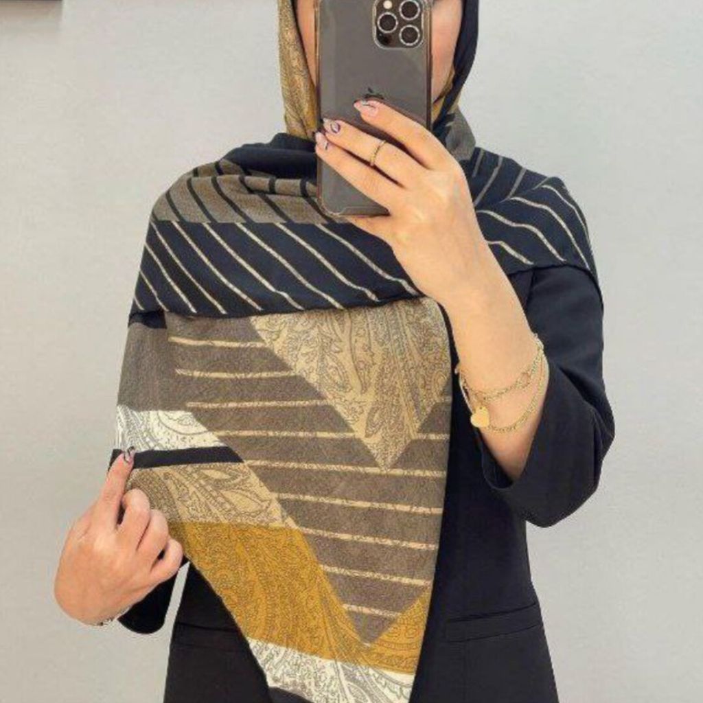 خرید انلاین روسری نخی قواره صد زنانه شیک و زیبا 🦋