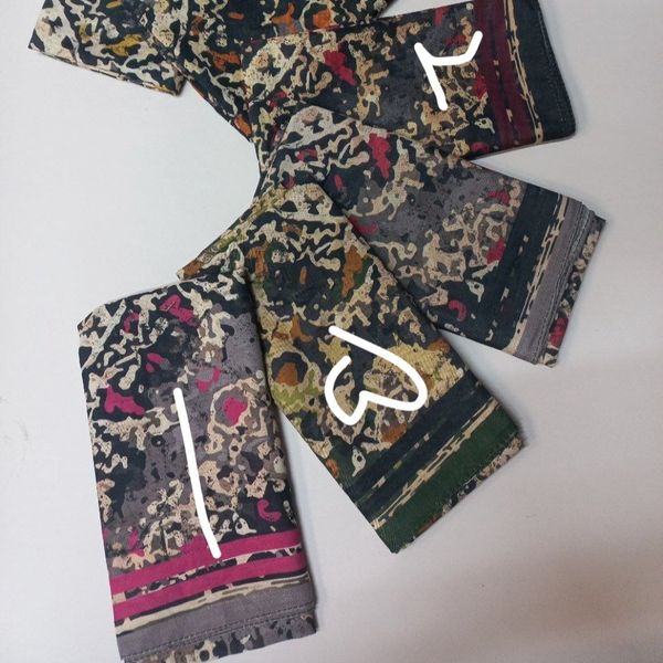 روسری نخی دوردوخت زنانه قواره 120