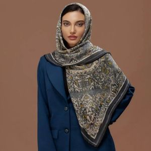 خرید انلاین روسری نخی دوردوخت زنانه قواره 120