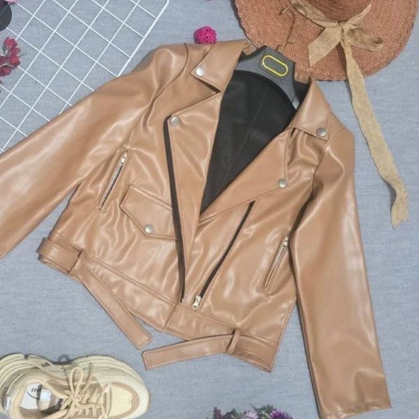 کت چرم زنانه طرح تیلور