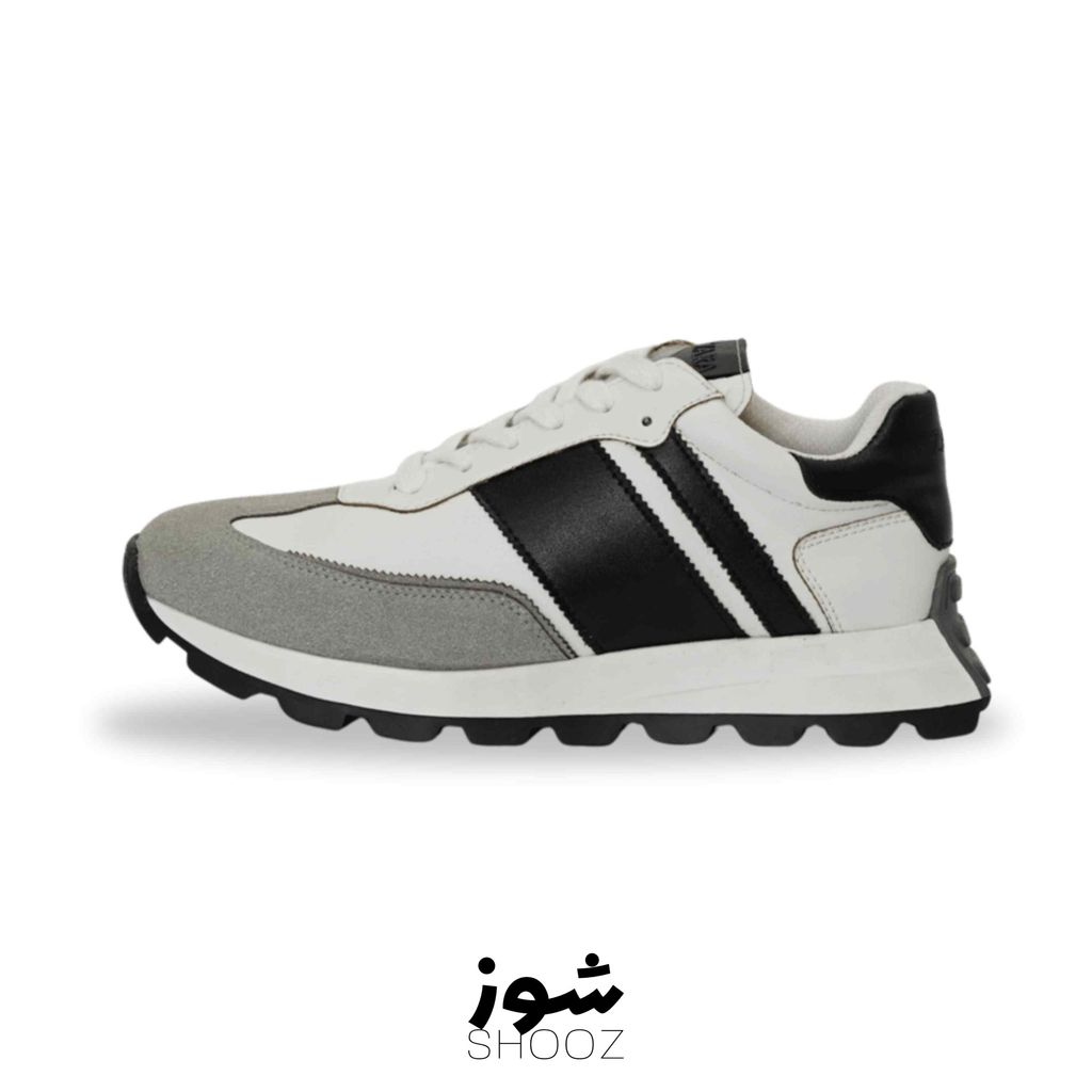 خرید اینترنتی قیمت کتونی مردانه زارا سفید مشکی زیره زیلان