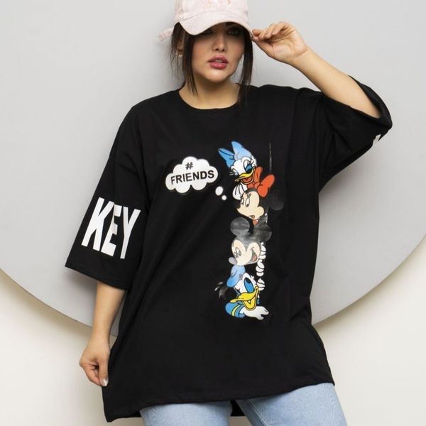 تیشرت لانگ نخ پنبه