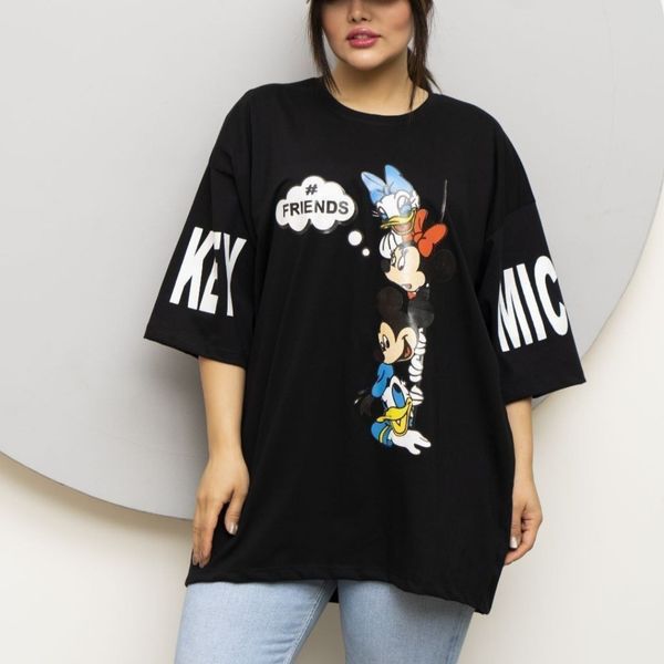 تیشرت لانگ نخ پنبه