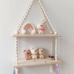 شلف دو طبقه اتاق کودک مدل دیبا