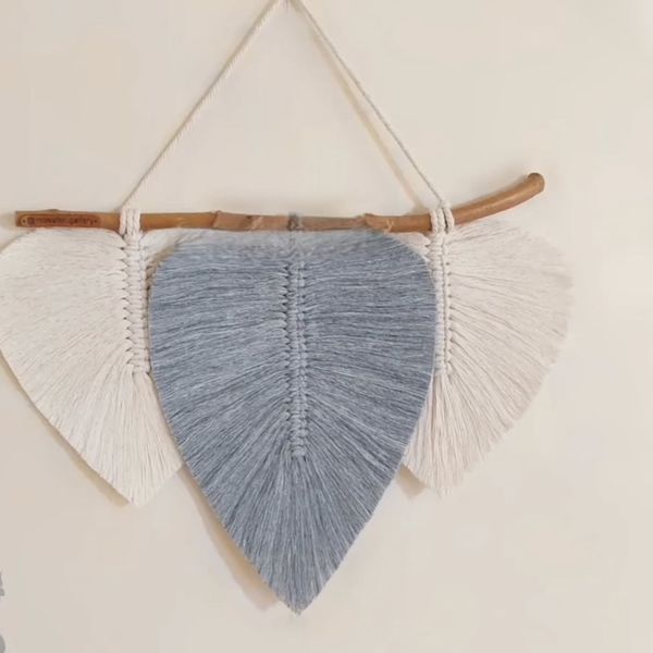 دیوار  کوب‌مکر‌ومه بافی سه برگ