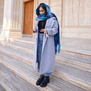 مشخصات پالتو بلند طوسی