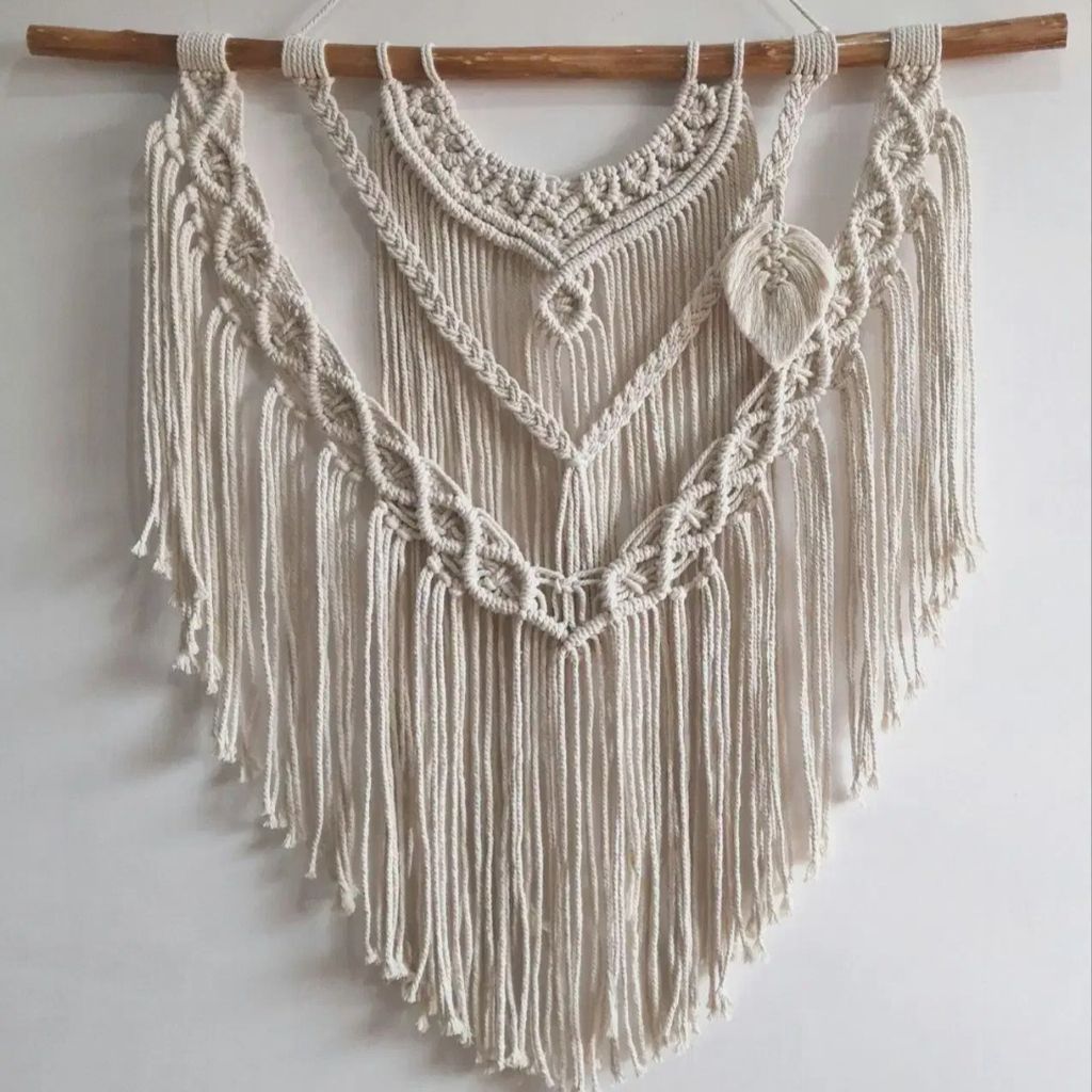 قیمت آویز مکرومه طرح کمند