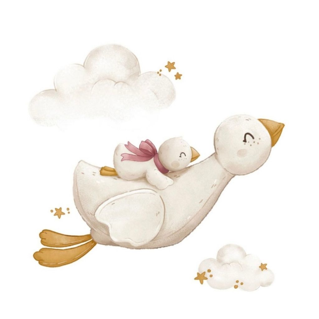 خرید اینترنتی ملحفه تشک مدل کشدار طرح اردک مهربان یک نفره 2تکه