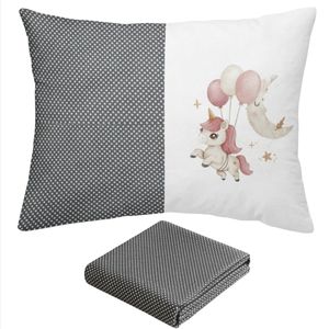 ملحفه تشک مدل کشدار طرح تکشاخ یک نفره 2تکه