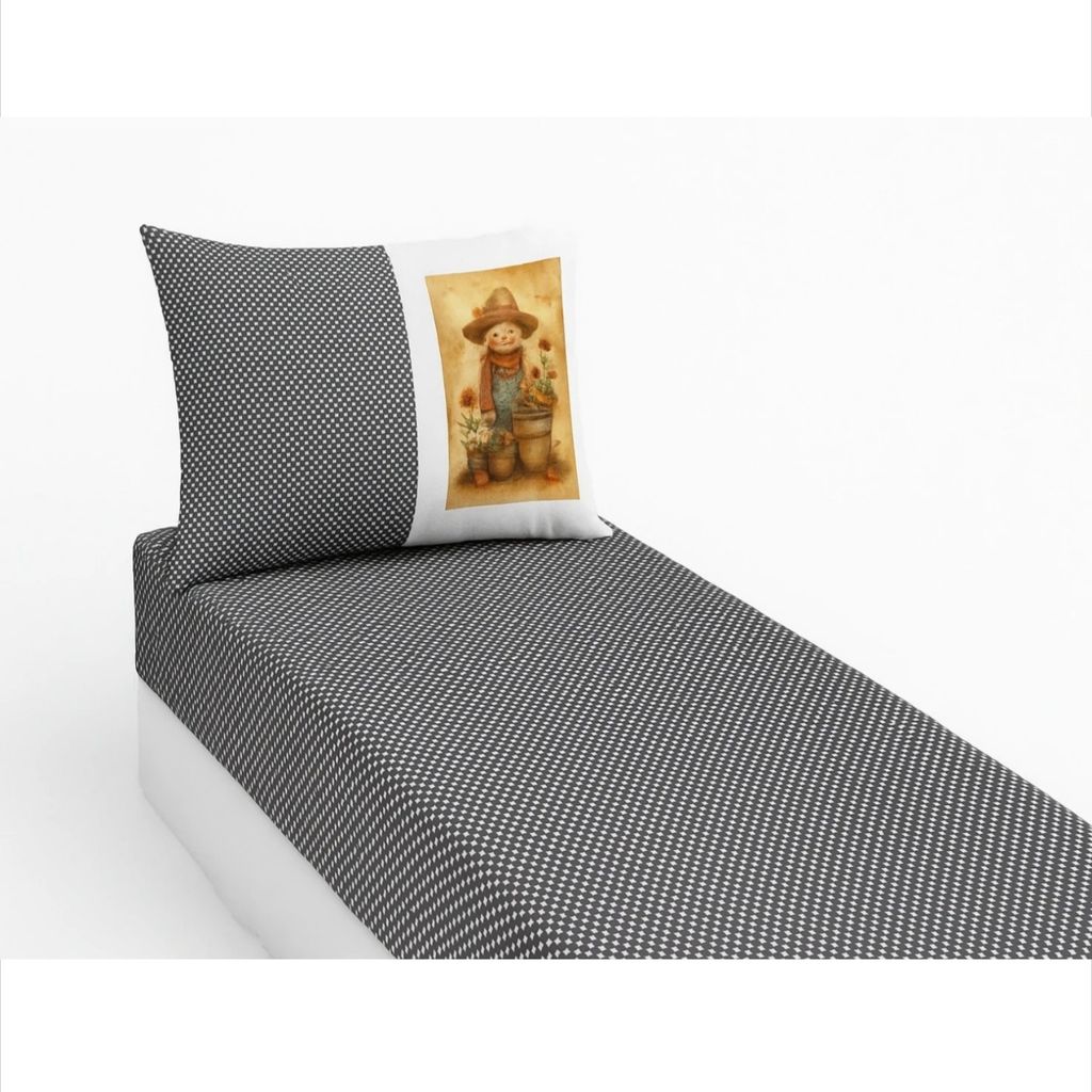 قیمت ملحفه تشک مدل کشدار طرح مترسک یک نفره 2تکه