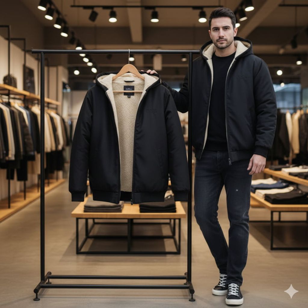 قیمت کاپشن مردانه داخل تمام خز مدل Adidas