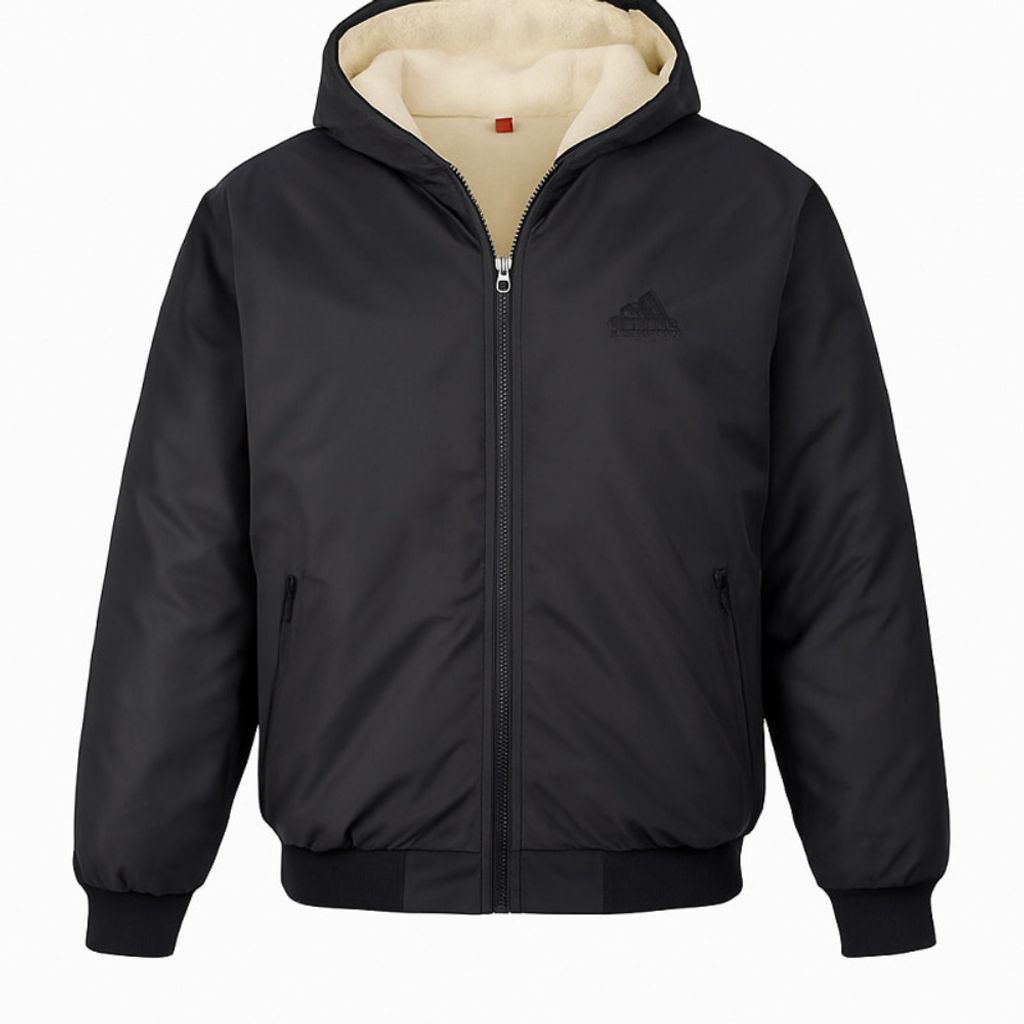 فروش اینترنتی کاپشن مردانه داخل تمام خز مدل Adidas