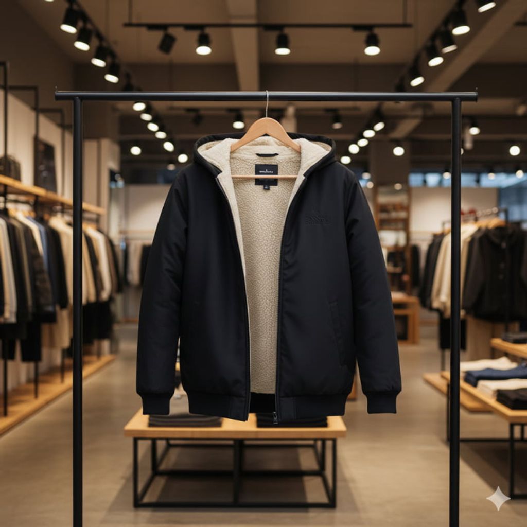 خرید اینترنتی کاپشن مردانه داخل تمام خز مدل Adidas