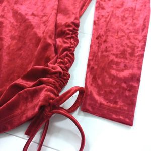 خرید اینترنتی شومیز مخمل مدل ملکه