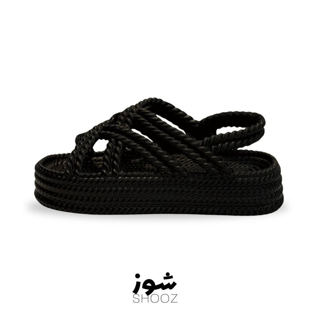 خرید اینترنتی قیمت صندل زنانه کارن مشکی