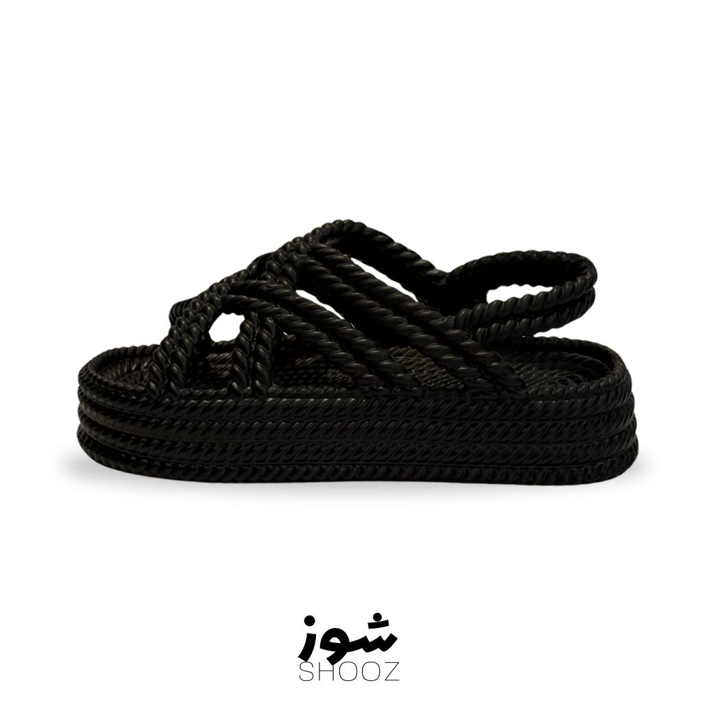 خرید اینترنتی قیمت صندل زنانه کارن مشکی