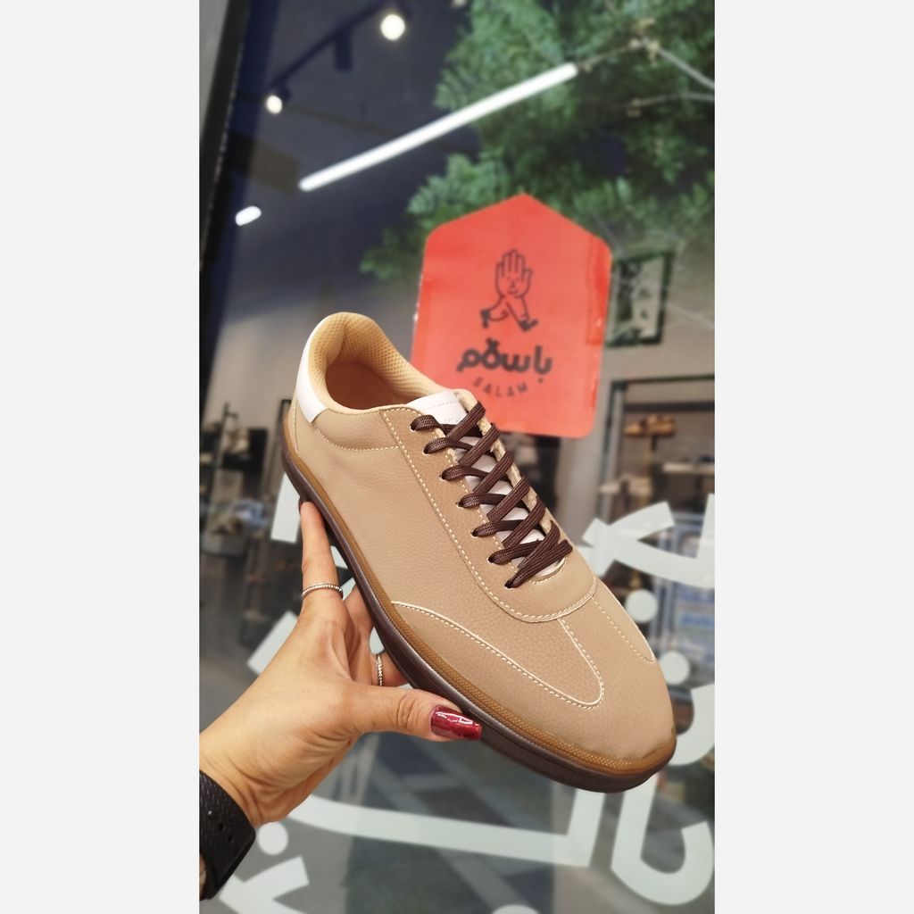 خرید اینترنتی کفش کتونی کلوین کلین گردویی مردانه/فروش اقساطی