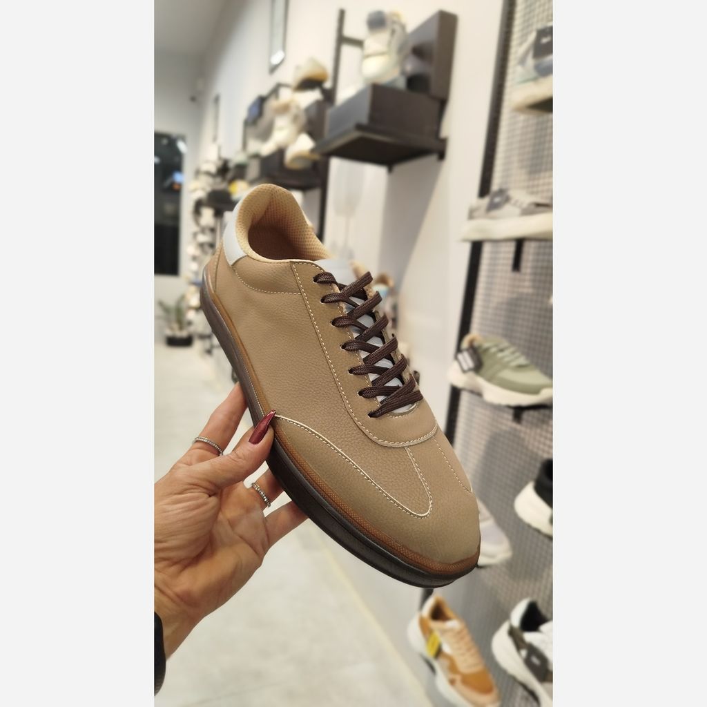 خرید انلاین کفش کتونی کلوین کلین گردویی مردانه/فروش اقساطی