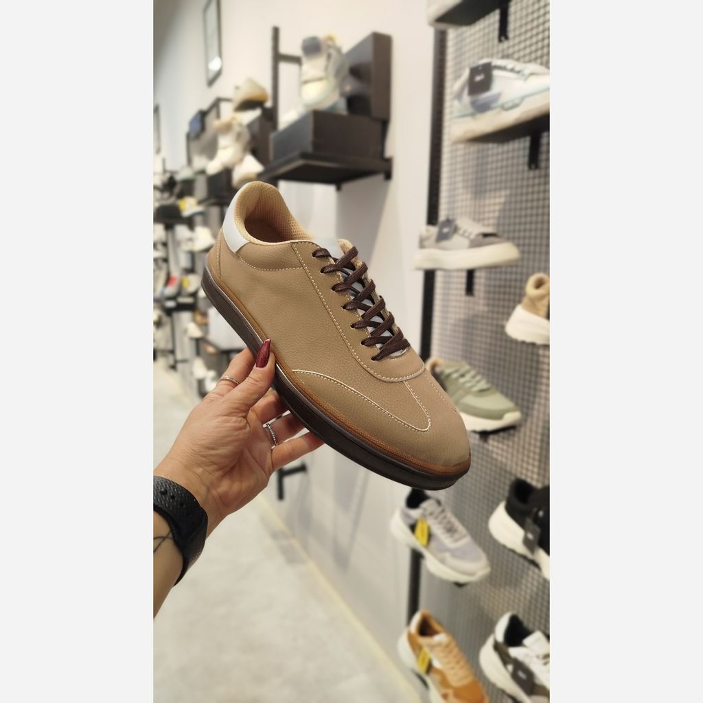 خرید اینترنتی کفش کتونی کلوین کلین گردویی مردانه/فروش اقساطی