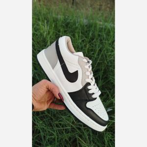 خرید انلاین کفش کتونی نایک جردن سفید مشکی طوسی مردانه/فروش اقساطی