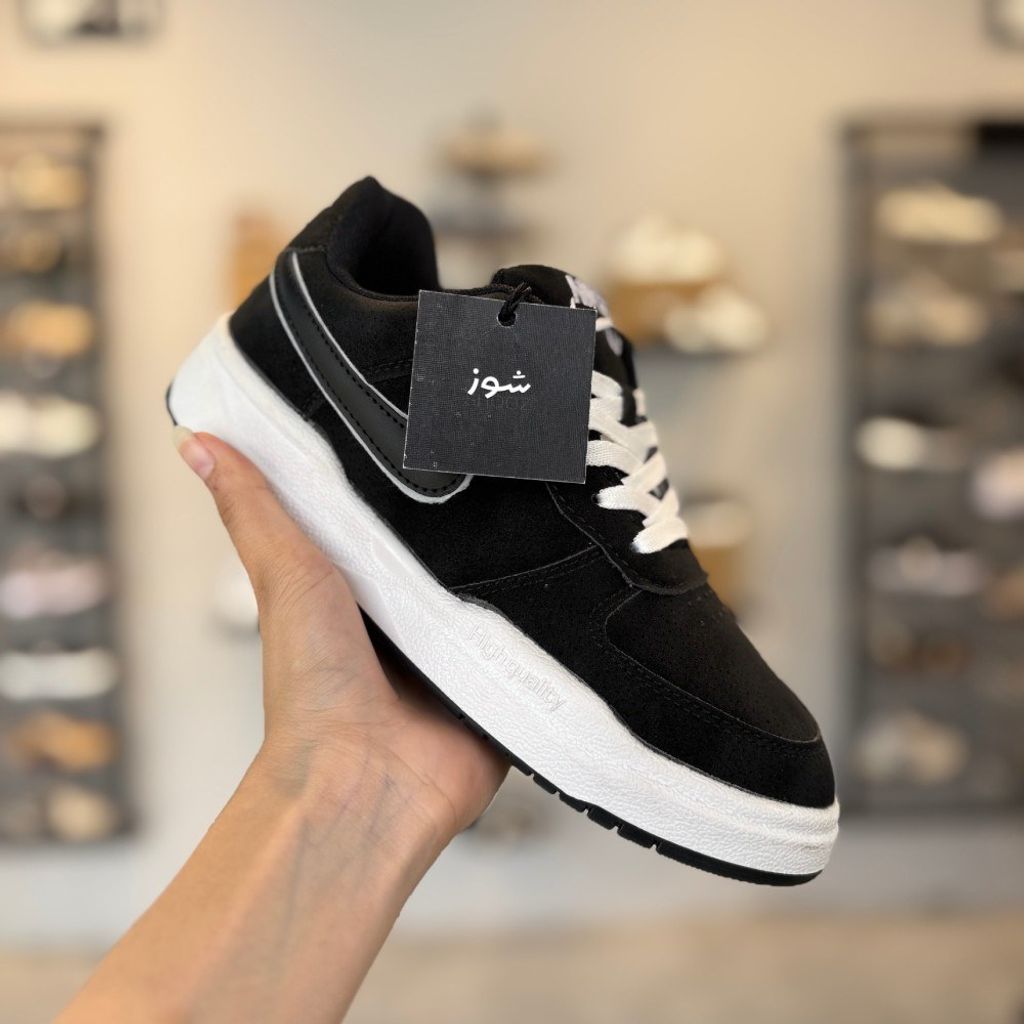 خرید آنلاین کفش کتونی نایک ایر مشکی زنانه/فروش اقساطی