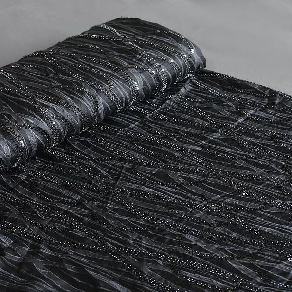 پارچه ژاکارد ابریشم جواهر دوزی