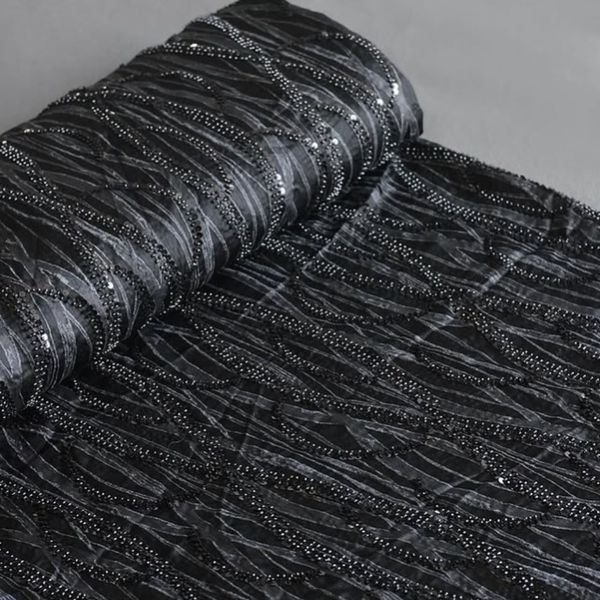 پارچه ژاکارد ابریشم جواهر دوزی