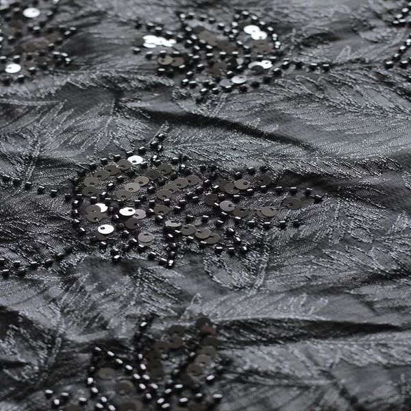 پارچه ژاکارد ابریشم جواهر دوزی