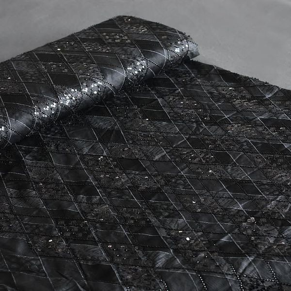 پارچه ژاکارد ابریشم جواهر دوزی