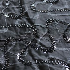 مشخصات پارچه ژاکارد ابریشم جواهر دوزی