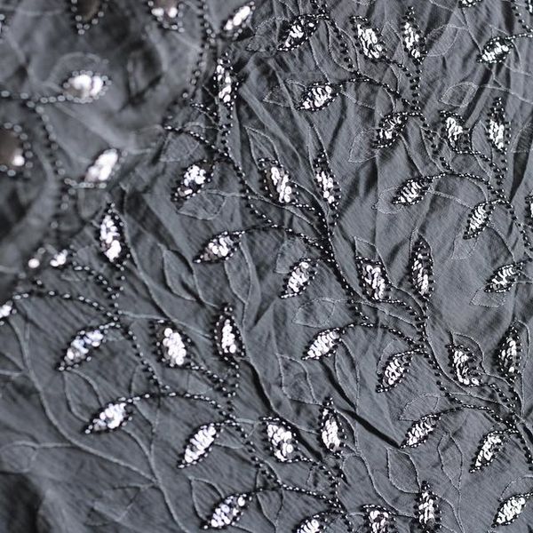 پارچه ژاکارد ابریشم جواهر دوزی