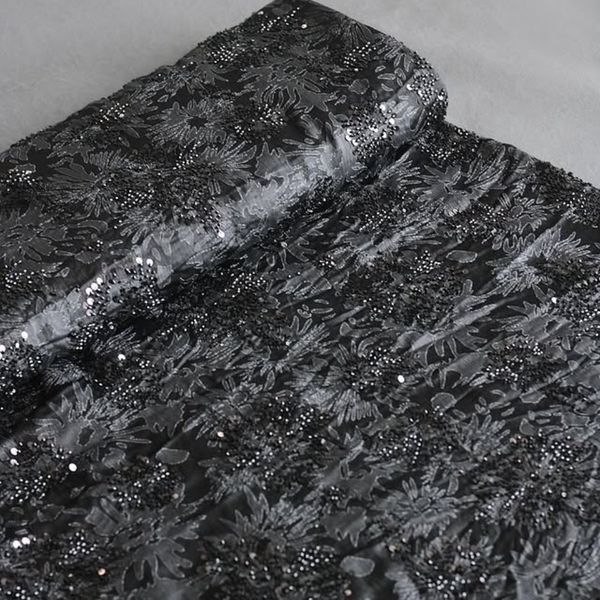 پارچه ژاکارد ابریشم جواهر دوزی