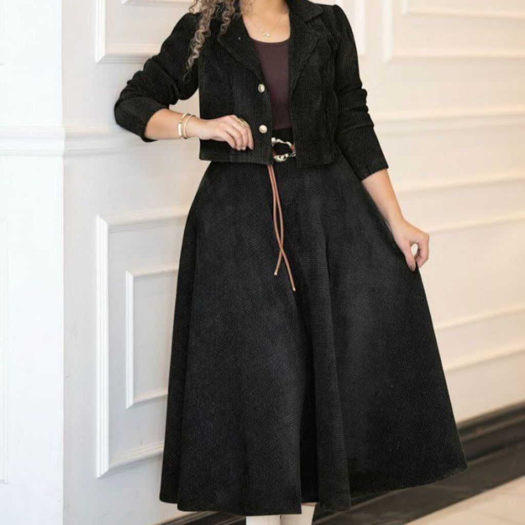 خرید آنلاین کت دامن کبریتی نسترن