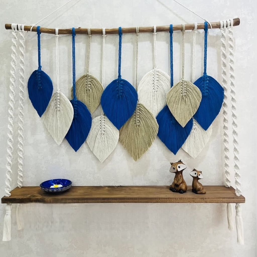 خرید اینترنتی شلف مکرومه مدل فرگل