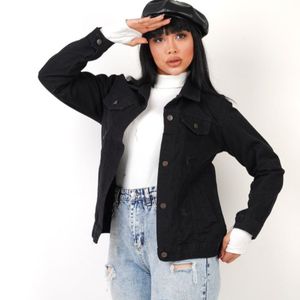فروش اینترنتی کت جین زنانه مشکی