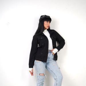 کت جین زنانه مشکی