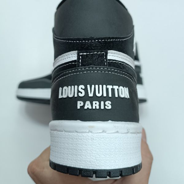 کتونی مردانه جردن ال وی ساقدار مشکی سفید کیفیت بالا