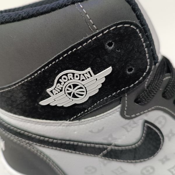 کتونی مردانه جردن ال وی ساقدار مشکی سفید کیفیت بالا