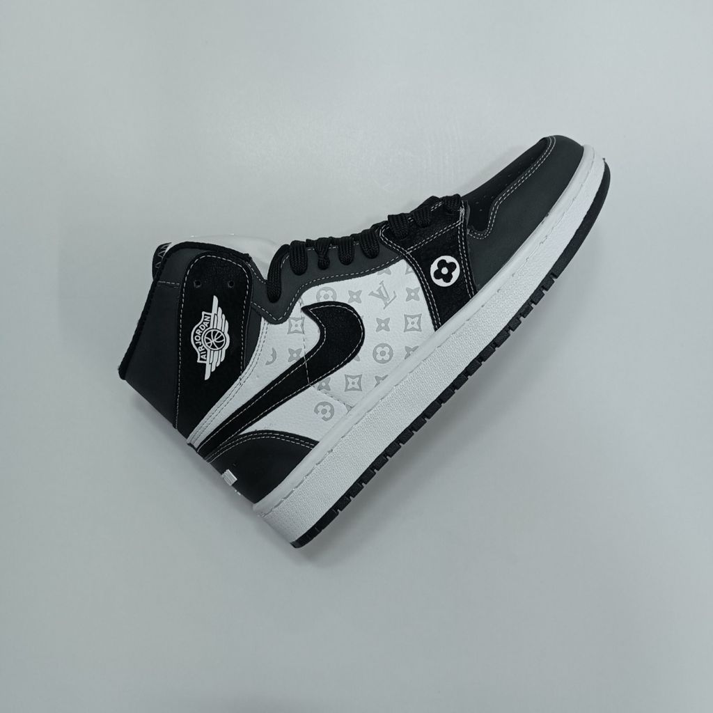 مشخصات کتونی مردانه جردن ال وی ساقدار مشکی سفید کیفیت بالا