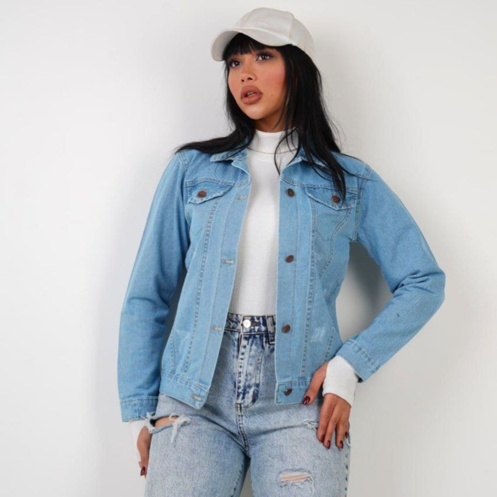 فروش اینترنتی کت جین زنانه یخی