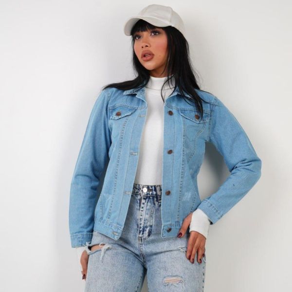 کت جین زنانه یخی