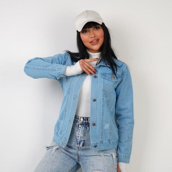 کت جین زنانه یخی